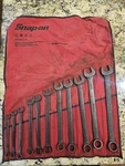 Snap On GOEX711B 3/8 To Wrenchs Piece Set Industrial Finish. Fixed Price $220.00.