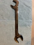 Snap-on Tools Usa New 1-7/16" Sae Way Open-end Angle Head Chrome Wrench VS46B. Fixed Price $199.95.