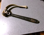 Vintage Pipe Strap Wrench Warnock Pat. Feb. 18, 1919 Worcester Sho. Fixed Price $30.00.