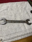 1940S Vintage Superrench Alloy 7/8 By 11/16" Williams Open End Wrench 1096-H Usa. Fixed Price $18.98.