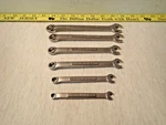 Vng Craftsman Set Of 6PC. 6POINT Sae-va-series Combination Wrenches Made Usa. Fixed Price $59.99.