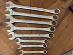Vtg S-k Wayne Tools 8 Piece Usa Combination Wrench Set C12 -C30 Sk &. Fixed Price $32.00.