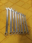Used Snap Long Metric Wrench Set Pieces Sizes 11 12 13 14 15 17 18 19. Fixed Price $198.95.