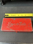 Snap-on Tools Usa KRA-206A Red Metal Storage Case Box, 8" 3" Nice. Fixed Price $74.99.