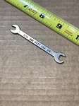 Vintage Vim Usa 9527 3/16 X 1/4 Sae Open End Stubby Wrench Short. Fixed Price $11.56.