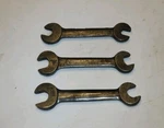 Lot Of Vintage Herbrand & Fairmount Open End Wrenches #25 19/32X1/2 1/2X7/16. Fixed Price $15.00.
