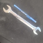 Snap-on Tools V02426B Sae 13/16 3/4OFFSET Double Open Wrench Used Chrome. Fixed Price $30.00.