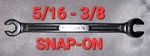 Snap-on 5/16" 3/8" Flare Wrench. Fixed Price $9.95.