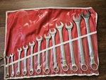 Kal Tools, 12 Pc, Sae, Combination Wrench Set Usa Nice. Fixed Price $60.00.