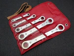 Vintage Wilde 5PC Sae Box End Ratcheting Wrench Set Made Usa. Fixed Price $59.95.