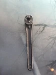 9.25" Vintage Indestro Duro No. 3202-R Reversing Ratchet Wrench 1/2 Drive Nice. Fixed Price $25.00.