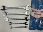 Usa Made 11/16-3/4, 9/16-5/8, 1/2-9/16, 3/8-7/16, 1/4-5/16 Kraeuter Wrench Set. Fixed Price $26.99.