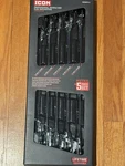 Icon WRDBFM-5 Professional Double Box Flex Wrench Set. Fixed Price $169.99.