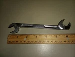 Vintage Snap-on V5218 9/16" 4 Way Angle Head Open End Wrench. Some Rust.. Fixed Price $8.75.