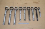 9 Snap On Tubular 12 Point Offset Box Wrenches. Fixed Price $325.00.