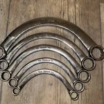 Snap-on Tools Half Moon Curved Obstruction Box End Wrenches Sae 12-POINT. Fixed Price $210.00.