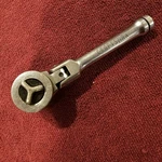 Vintage Craftsman 9-4378 3/8 Stubby Thumb Wheel Flex Head 5.5 Ratchet. Fixed Price $24.99.