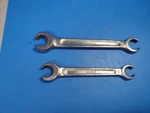 Vintage Pair Bonney Tools Usa Flare Nut Wrenches RF54A & RF55A. Fixed Price $33.00.