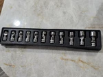 Snap-on 1/4" Drive Metric Flank Shallow Universal Socket Set, 111TMUSMA. Fixed Price $375.00.