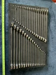 Snap 38PC Flank Drive Combination Wrench Set, Metric And Sae Foam Tray .. Fixed Price $1699.00.