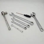 Vintage Master Mechanic Lot - Usa Combination Wrenches, Ratchet, Adjustable ++. Fixed Price $19.95.