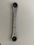Snap On, Wrench, RBZ1618, Blue Point, 1/2 -9/16 Ratcheting Reversible Box End. Fixed Price $29.50.