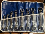 Duro- Industro Usa Metric Short Offset Box End Wrench 8 Pcs. Fixed Price $62.00.