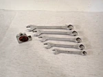 Vintage Dunlap 12PT Combination Wrench 5PC Set #4385 Orig. Holder Made Usa. Fixed Price $29.95.
