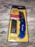 Titan Folding Knife With Blades Quick Change Utility 11015 Compact Safety Nice!. Fixed Price $10.99.