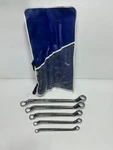 Nos Craftsman Usa 5PC Sae 44349 Professional Polished Deep Offset Box Wrench. Fixed Price $289.99.