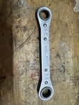 K-d Tools 2266 Ratcheting Double Box End Wrench 16MM 18MM 12PT Metric Usa. Fixed Price $21.77.