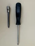 Snap-on Black Handle Screwdriver Phillips NO.1 & NO.2 1/4 Socket, Made In Usa!. Fixed Price $34.99.