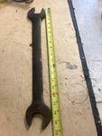 20" Vintage John Deere 22611 Double Open End Wrench 1/2" X 7/16". Fixed Price $65.00.