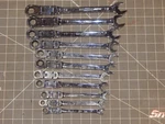 Mac 11PC Metric Double Flex Ratcheting Wrench Set 19MM 6PT Rwfq. Fixed Price $579.99.