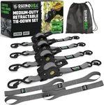 Retractable Ratchet Straps (4-PACK) Inch X 10 Feet (1,209LB Break Strength). Fixed Price $90.15.