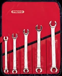 Proto J3700M 5-PIECE 6-POINT Flare Nut Double End Metric Wrench Set Made Usa. Fixed Price $154.79.