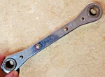 Snap-on RBM1011C Ratcheting Double Box End Wrench 10MM 11MM Metric Usa. Fixed Price $12.95.