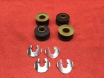 1966-1972 Early Ford Bronco New Manual Shift Linkage Bushing And Clip Set. Fixed Price $32.99.