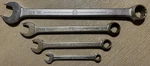 (4) Vintage Bonney Wrenches 12PT. ZEB14 7/16" ZEB20 5/8" ZEB24 3/4" ZEB32. Fixed Price $12.00.