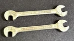 Two Gedore No. 8 Double Open End Metric Wrench 5.5 Vanadium Made In Germany. Fixed Price $20.00.