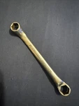 Snap-on 3/8"-7/16" 6PT Chrome Short Offset Box End Wrench XS-1214-S, Pat #, Usa. Fixed Price $15.00.