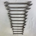 Vintage Bonney 11PC Metric Open End Wrench Set Made Usa. Fixed Price $189.99.