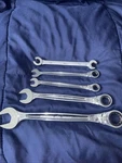 Mac Tools Reversible Ratcheting Wrench 12PT 7,8,13,17MM 3/8. Fixed Price $120.00.