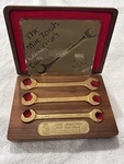 Mac 50 Years 24K Gold Plated Offset 3-PIECE Wrench 1988 #03544. Fixed Price $65.00.