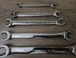 Snap-on Tools 5PC Sae Double-flare Nut Point Line Wrenches Usa 1/4-13/16 Nos. Fixed Price $249.99.
