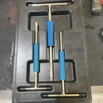 Blue-point By Snap On 3-PC Turbo T-handle Speed Driver Set TF3S. Fixed Price $144.99.