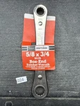 Nos Sears Craftsman Box End Ratcheting Wrench Read ! 43684 5/8 3/4 Usa. Fixed Price $17.00.