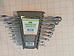 Pittsburgh 9PC. Combination Wrench Set Fully Polished 12-POINT Box End Metric. Fixed Price $10.00.