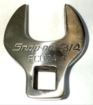 Snap-on 3/8 Drive Usa Sae 3/4 Crowfoot Wrench FC024. Fixed Price $25.00.