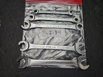 Mac Tools #cob & #ohb Series 5 Pc Sae Assorted Line/flare Nut Wrench SET(TL2134). Fixed Price $74.95.